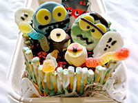 할로윈 몬스터 케이크 사진