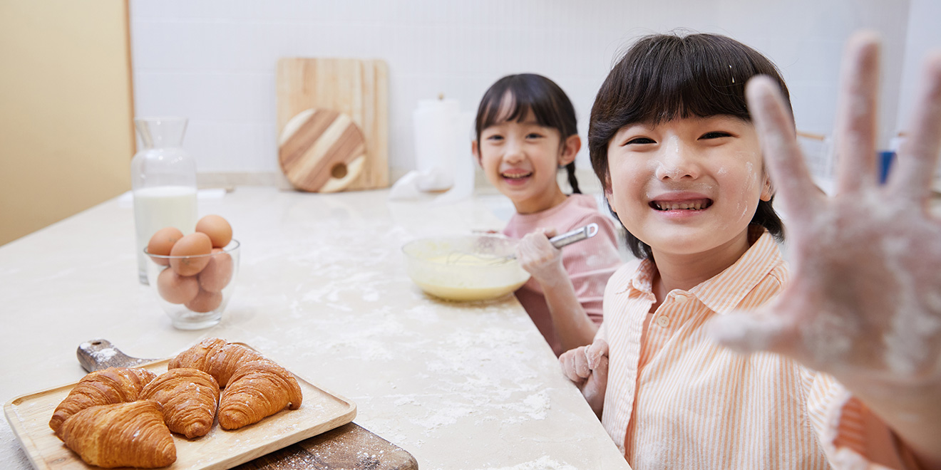 오감만족 요리분야체험 배경 이미지
